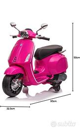 vespa 12 volt rossa