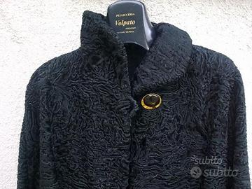 Pelliccia vero persiano nero