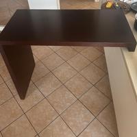 Tavolo snack / piano cucina in wengé