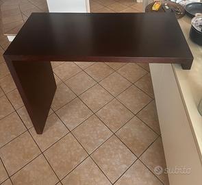 Tavolo snack / piano cucina in wengé