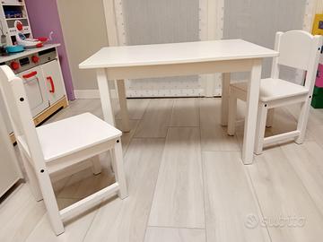 Tavolino per bimbi ikea con 2 sedie