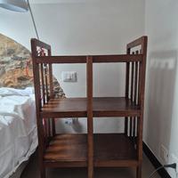 piccolo scaffale libreria in legno