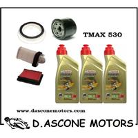 kit tagliando Tmax 530 2012 2016 4 filtri e 3lt ol