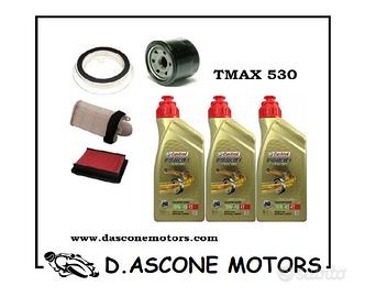kit tagliando Tmax 530 2012 2016 4 filtri e 3lt ol