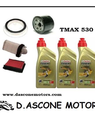 kit tagliando Tmax 530 2012 2016 4 filtri e 3lt ol