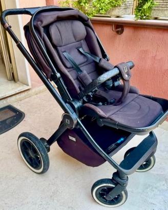 Passeggino Moon GIO+, Cybex base T (ruota 360 gr