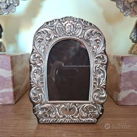 Antica Cornice Portafoto Argento 925 x foto cm 5x7