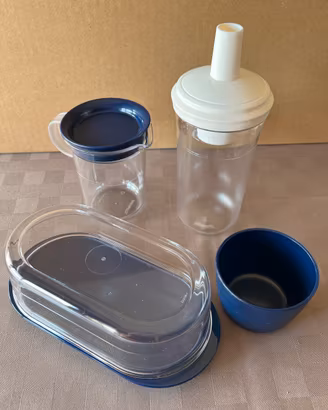 Set portaburro, minibricco per latte, dosazucchero