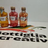 TRIS GIN  JUNE 3 BOTTIGLIE VUOTE DIVERSE 