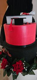 torta scenografica di laurea 