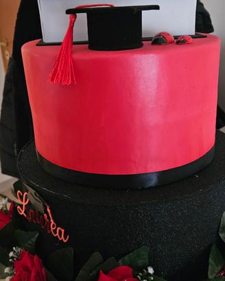 torta scenografica di laurea 