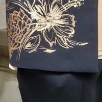 tailleur blu elegante 