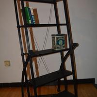 mini scaffale alluminio nero