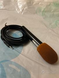 Microfono con filo jack 3,5 mm per PC