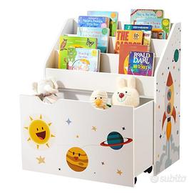 Libreria bambini a 3 scomparti