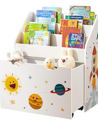 Libreria bambini a 3 scomparti
