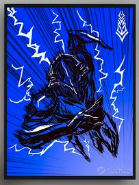 Quadro Warframe "Volt Prime” - Stampa