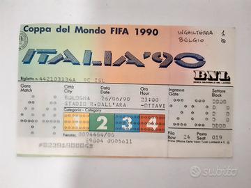 Biglietto Mondiali Italia 90