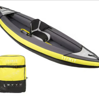 Canoa-kayak monoposto gonfiabile gialla