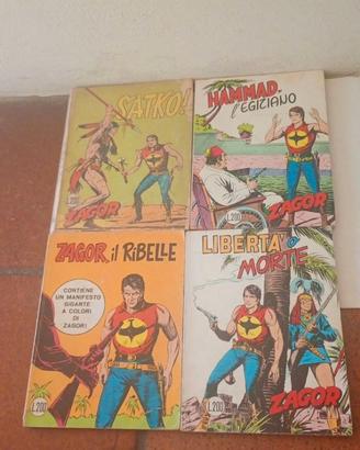 17 ZAGOR BONELLI ZENITH E SCRITTA ROSSA lire 200