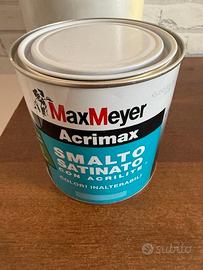 Vernice Max Meyer Acrimax bianco satinato