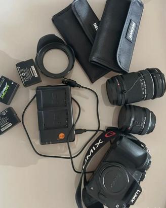Fotocamera mirrorless Panasonic DMC-G80M con kit
