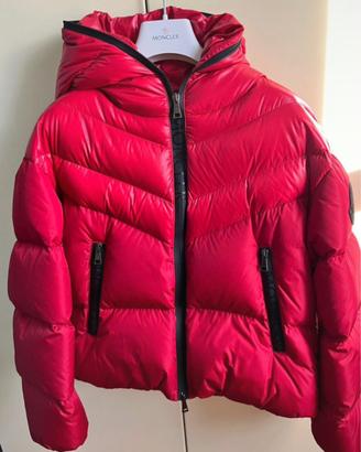 Moncler giubbotto donna rosso taglia 00 come nuovo