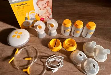 Medela, tiralatte elettrico doppio.