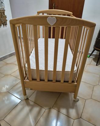 Lettino Foppapedretti con materasso a molle