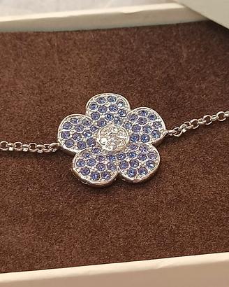 Braccialetto fiore strass Thun 