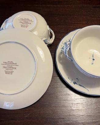 Ciotole per zuppa con piattini Villeroy & Boch