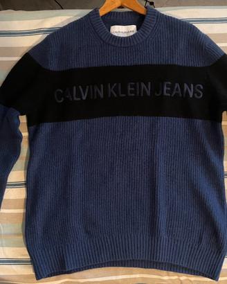 Magliore pura lana calvin klein jeans tg. Xl