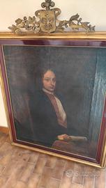 quadro dipinto antico del 700 olio tela 