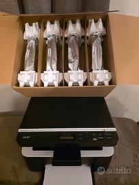 Stampante laser Brother DCP-1612W WiFi + 4 Toner