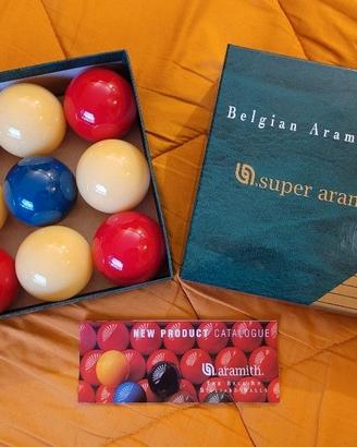 PALLE da Biliardo - Blocco 4 SET Belgium ARAMITH