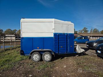 Trailer trasporto cavalli a due posti