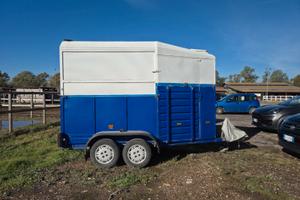 Trailer trasporto cavalli a due posti