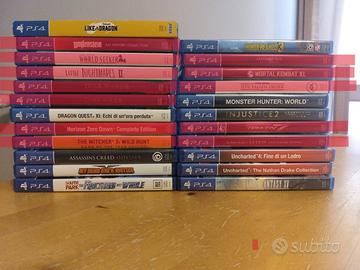 PS4: vari giochi per console Playstation 4 (PS 4)