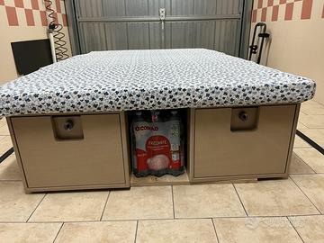Kit allestimento letto per furgone