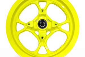 Cerchi 10 pollici giallo fluo