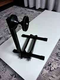 Portabici cavaletto da terra per bici