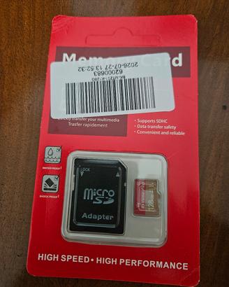Memory card micro sd 128GB 