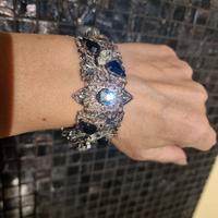 Bracciale in filigrana con cristalli