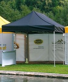 Telo per copertura gazebo nuovo QT 3x3 mt. nero