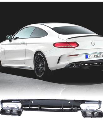 DIFFUSORE MERCEDES CLASSE C C205 COUPÉ 15-18 LOOK 