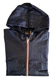 K-way bambino 12 anni "Sky" con cappuppjo blu