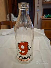 Bottiglia vetro 1 litro Latte Granarolo, anni 60/7