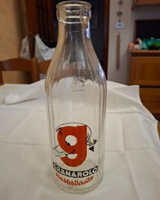 Bottiglia vetro 1 litro Latte Granarolo, anni 60/7