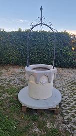 Pozzo con ferro battuto 