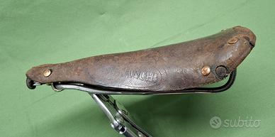 Bianchi bici epoca vintage sella corsa cuoio.